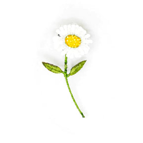 White Daisy Brooch - The Weitzman Museum Store - 7 - 847384019585