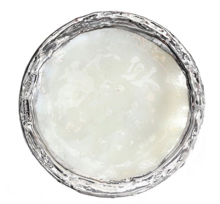 White Glass Kiddush Tray - The Weitzman Museum Store - bzd5