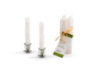 White Shabbat Candles - The Weitzman Museum Store - 7 - 847384017322