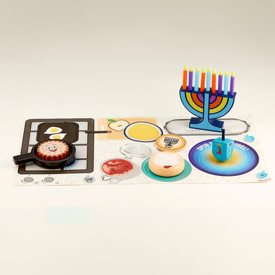 Wooden Hanukkah Play Set - The Weitzman Museum Store - TY - HAN - W