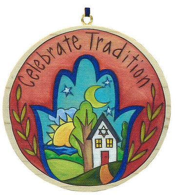 Wooden Ornament in Multiple Designs - The Weitzman Museum Store - ORN100S-21