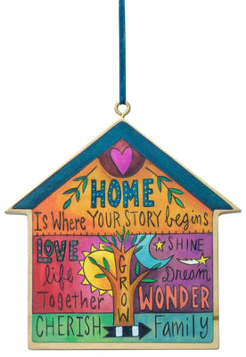 Wooden Ornament in Multiple Designs - The Weitzman Museum Store - ORN103S-3