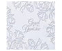 Yom Tov Embossed Silver Napkin - The Weitzman Museum Store - kn - 5220