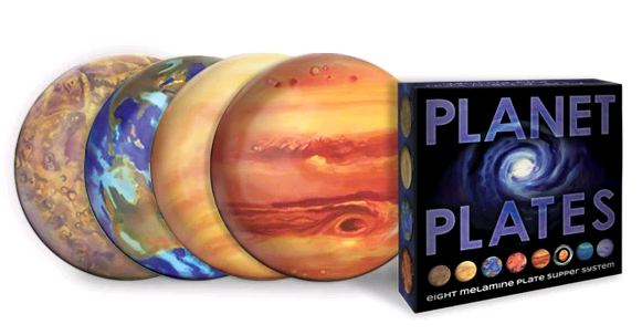 Melamine Planet Plates