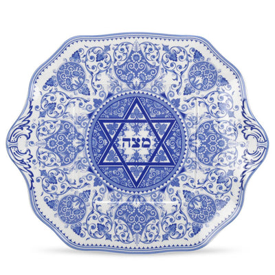 Classic Porcelain Matzah Plate