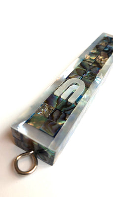 Abalone Mezuzah