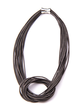 Piano Wire Large Knot Necklace - mutiple color options – SCMA Shop