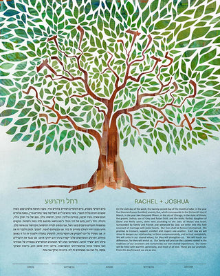 Tree of Life – I Am My Beloveds - Ketubah By Adriana Saipe