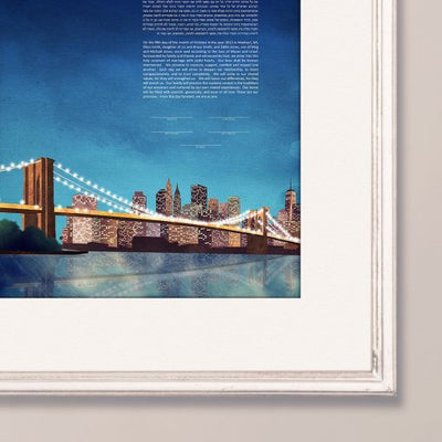 Brooklyn Bridge Ketubah By Adriana Saipe