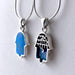Ani L'Dodi Sterling and Opal Hamsa Necklace - The Weitzman Museum Store - 7-847384016661