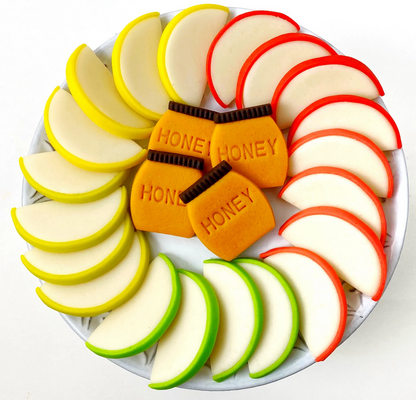 Vibrant Apples & Honey Marzipan Platter