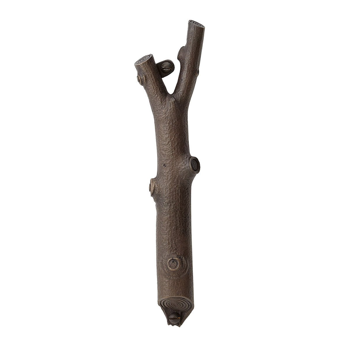 Bronze Branch Mezuzah by Forgotten Judaica - The Weitzman Museum Store - Mez-Branch