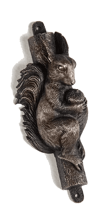 Bronze Squirell Mezuzah - The Weitzman Museum Store - Mez-Squirrel