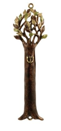 Brown Tree Mezuzah - The Weitzman Museum Store - 7-847384017164