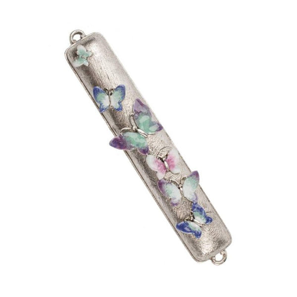 Butterfly Mezuzah - Multicolored - The Weitzman Museum Store - 7-847384013820