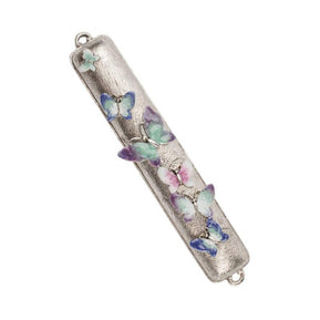 Butterfly Mezuzah - Multicolored - The Weitzman Museum Store - 7-847384013820