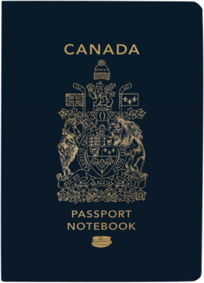 Canadian Passport Note Book