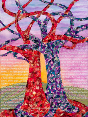 Dancing Together at Dawn Ketubah by Nishima Kaplan - The Weitzman Museum Store - 3 - 01