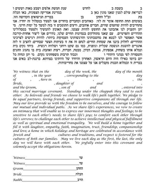 Dancing Together at Dawn Ketubah by Nishima Kaplan - The Weitzman Museum Store - 3 - 91