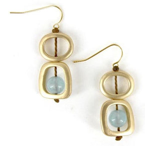Gold Geometric Earring - The Weitzman Museum Store - 410E