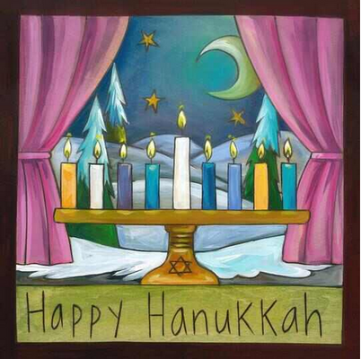 Happy Hanukkah Plaque