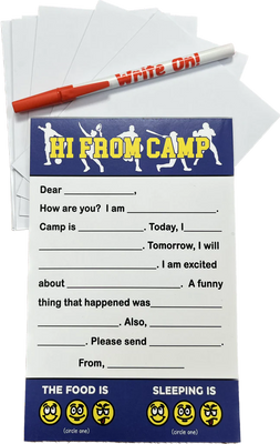 Hi From Camp Sports Fill-In Stationery Set