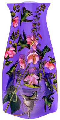 John J. Audubon Hummingbird Expandable Vase