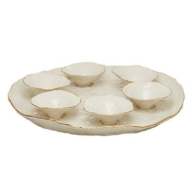 Isabel Ceramic Seder Plate - The Weitzman Museum Store - 7-847384009436