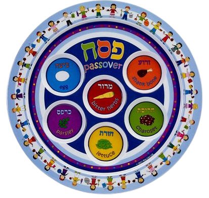Kid's Melamine Seder Plate - The Weitzman Museum Store - PP - 14161