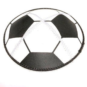 Leather Soccer Kippah - The Weitzman Museum Store - C27