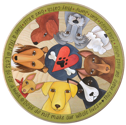 Life with Dogs Lazy Susan