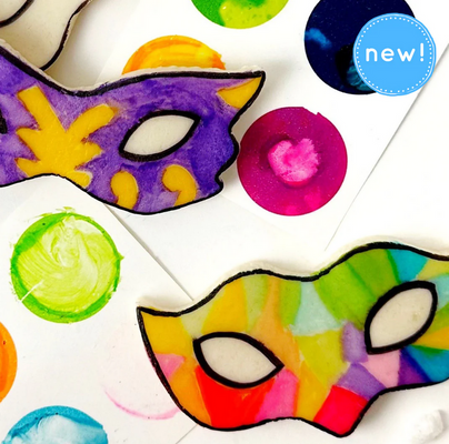 Paint-Your-Own Purim Masks Marzipan