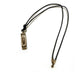 Mezuzah Pendant on Leather Cord by Emily Rosenfeld - The Weitzman Museum Store - MPL-1