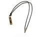 Mezuzah Pendant on Leather Cord by Emily Rosenfeld - The Weitzman Museum Store - MPL-1