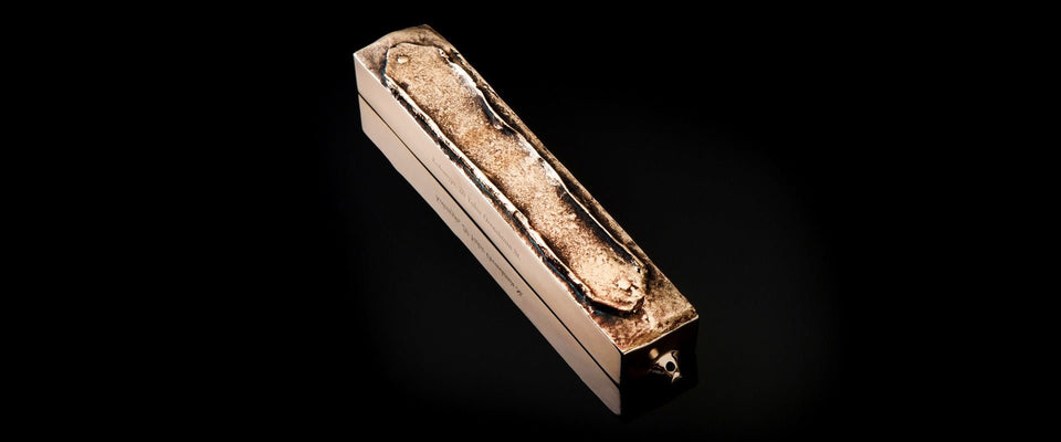 Mi Polin Bronze Mezuzah - KOLOMYJA, UKRAINE UL. 20 YAKIV ORENSHTAIN ST. - The Weitzman Museum Store - e-01