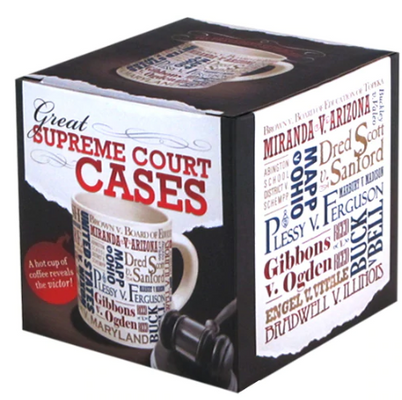 Great Supreme Court Cases Mug