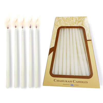 Natural White Safed Hanukkah Candles - The Weitzman Museum Store - sc-cp11