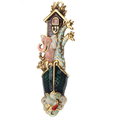Noah's Ark Mezuzah - The Weitzman Museum Store - 7 - 847384004315