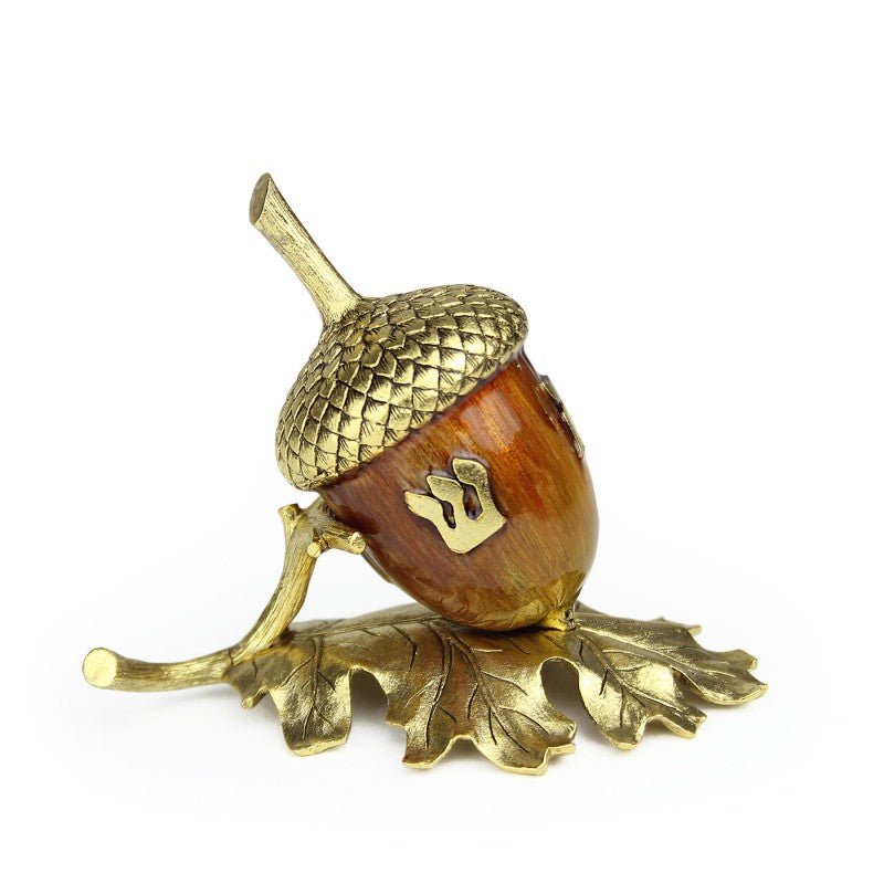 Painted Acorn Dreidel