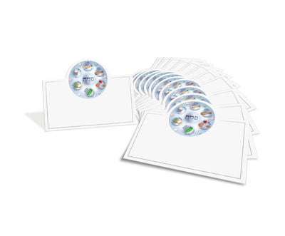 Passover Plate Place Cards - The Weitzman Museum Store - 847384019414