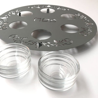 Powder Coated Steel Pomegranate Seder Plate - The Weitzman Museum Store - 7-847384015339