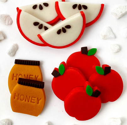 Red Apples & Honey Marzipan Candy