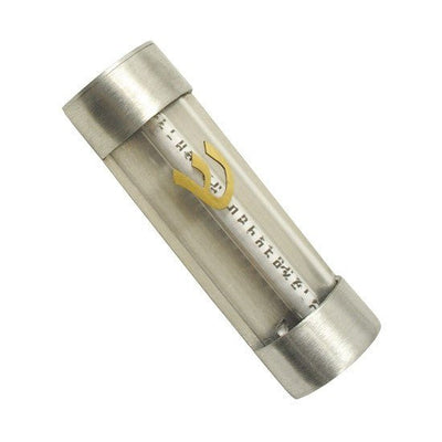 Round "Wedding Glass" Mezuzah by Joy Stember - The Weitzman Museum Store - 186 - 000