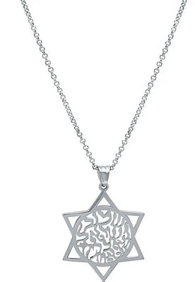 Shema in Star Necklace