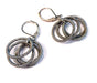 Silver Ring Piano Wire Earrings - The Weitzman Museum Store - 256