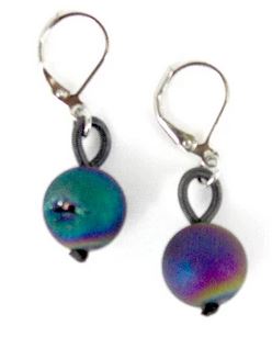 Slate Geode Earrings - The Weitzman Museum Store - ESLI