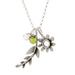 Sterling Olive Branch/Flower Necklace by Emily Rosenfeld - The Weitzman Museum Store - 7-847384008301