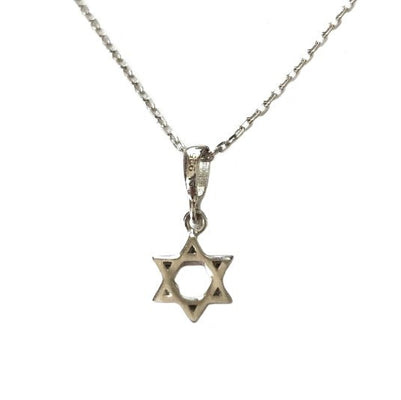 Sterling Star of David Necklace - The Weitzman Museum Store - 7-847384016654