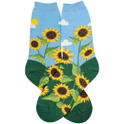 Sunflowers Socks - The Weitzman Museum Store - 7 - 847384019513