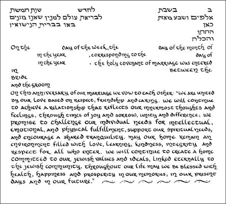 The Embrace Ketubah by Stephanie Adler - The Weitzman Museum Store - 9 - 05